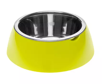 Ferplast Металлическая миска JOLIE SM на пластиковой подставке (0,5 л., Зеленый)
