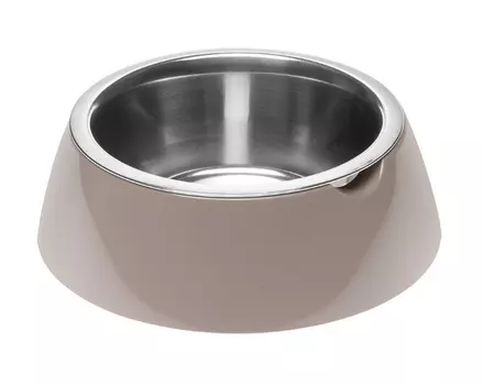 Ferplast Металлическая миска JOLIE SM на пластиковой подставке (0,5 л., Серый)