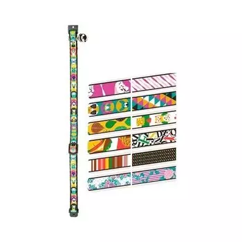 Ferplast ошейник нейлоновый Gat 5627 с бубенчиком для кошек (10мм*20-32см)