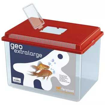 Ferplast пластиковая переноска-террариум для рыб и грызунов Geo Extra Large (с крышкой) (11 л.)