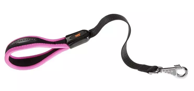 Ferplast поводок нейлоновый Ergofluo GM25/55 (25мм*55см, Розовый)