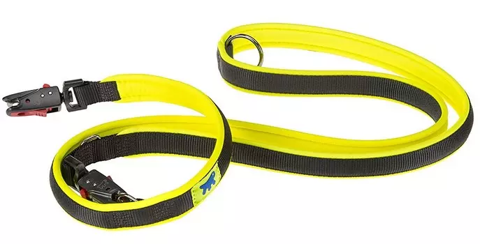 Ferplast поводок нейлоновый Ergofluo Matic GA25/200 (Желтый)