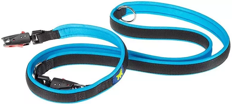 Ferplast поводок нейлоновый Ergofluo Matic GA25/200 (Синий)