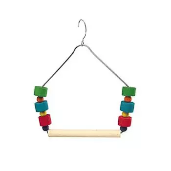 Ferplast РА 4084 качели-трапеция с игрушками для птиц (14 х 16 см.)