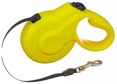 Fida Styleash рулетка для собак до 15 кг (5 м лента) (Желтая)