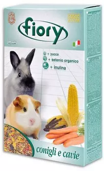 Fiory Coniglie Cavie корм для морских свинок и кроликов (Злаковое ассорти, 850 г.)