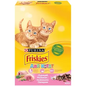 Friskies Junior корм для котят (Курица, 400 гр.)