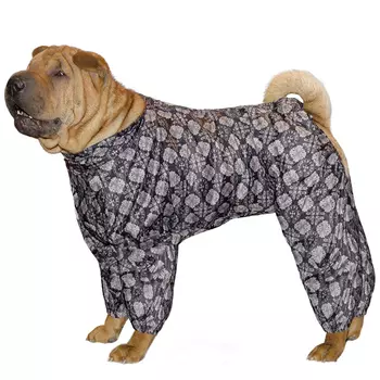 Гамма Комбинезон утепленный для собак "Шарпей" (XXXL, Унисекс)