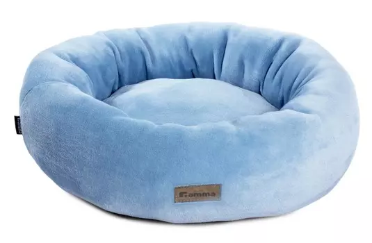 Гамма Лежанка круглая "Василек" (50 х 50 х 16 см., Голубой)