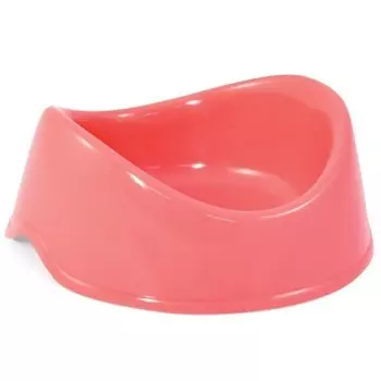 Гамма Миска пластиковая "Бисквит" (0,4 л., Коралловый)