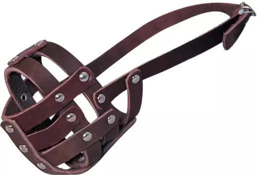 Гамма намордник кожаный №1