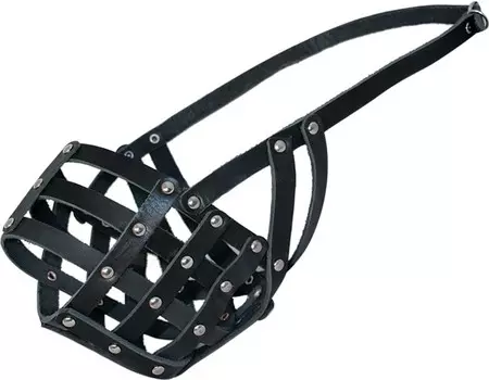 Гамма намордник кожаный №5