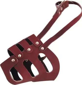 Гамма намордник кожаный цельнокройный №4