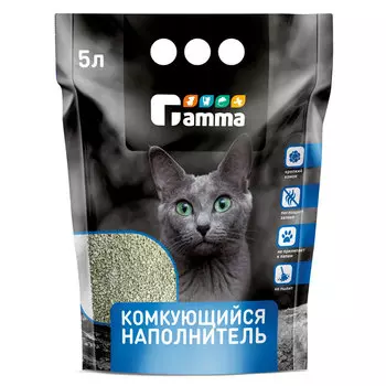 Гамма наполнитель комкующийся (5 л.)