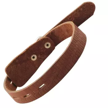 Гамма ошейник кожаный безразмерный (54 см.)