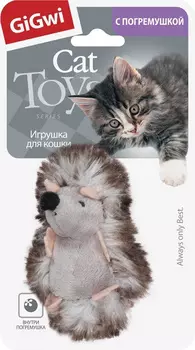 GiGwi Cat Toys игрушка для кошек ёжик с погремушкой (7 см.)