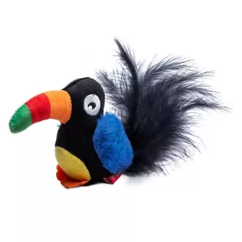 GiGwi Cat Toys игрушка для кошек тукан со звуковым чипом (10 см.)