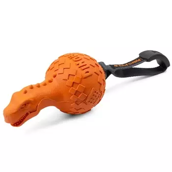 GiGwi Dinoball Edge игрушка для собак т-рекс с отключаемой пищалкой (13 см.)