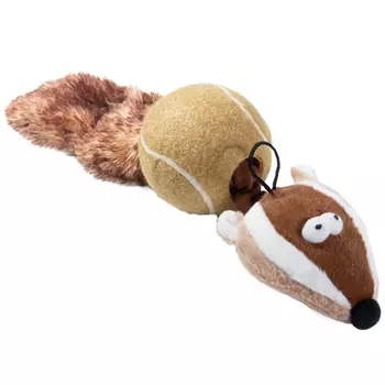 GiGwi Dog Toys игрушка для собак барсук с пищалками (32 см.)
