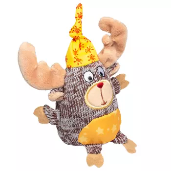 GiGwi Dog Toys игрушка для собак лось с пищалкой (10 см.)