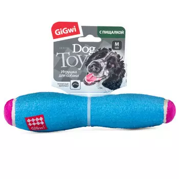 GiGwi Dog Toys игрушка для собак палка с пищалкой (20 см., Синяя)