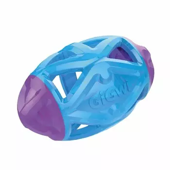 GiGwi Edge Flash игрушка для собак регби-мяч светящийся (18 см.)