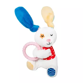 GiGwi Plush Friendz игрушка для собак заяц с кольцом (17 см.)