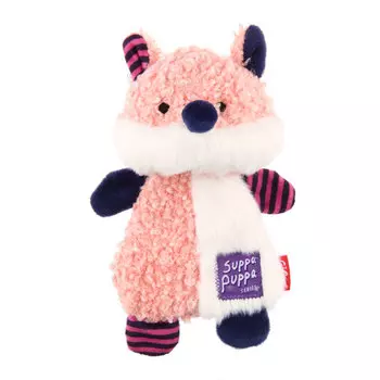 GiGwi Suppa Puppa игрушка для маленьких собак лиса с пищалкой (17,5 см.)