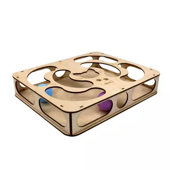 GoSi игровой трек "Прямоугольник" с шариками для кошек (28 см.)