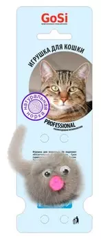 GoSi игрушка "Зверек из норки" для кошек (5 см.)