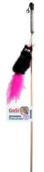 GoSi махалка "Мышь норка с хвостом перо" на веревке (флажок) (M)
