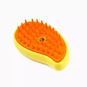 Groomroom паровая щетка для животных (7 х 6,3 х 12 см., Желтая)