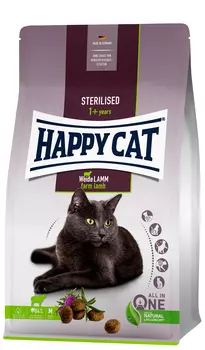 Happy Cat Supreme Adult Sterilised корм для стерилизованных кошек (Ягненок, 10 кг.)