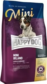 Happy Dog Supreme Mini Irland корм для взрослых собак мелких пород склонных к аллергии (Кролик, 4 кг.)