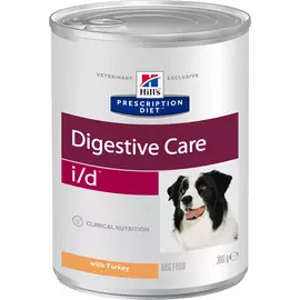 Hill's Prescription Diet i/d Digestive Care консервы для собак диета для поддержания ЖКТ (Индейка, 360 г.)