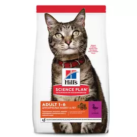 Hill's Science Plan Optimal Care корм для кошек от 1 до 6 лет (Утка, 1,5 кг.)