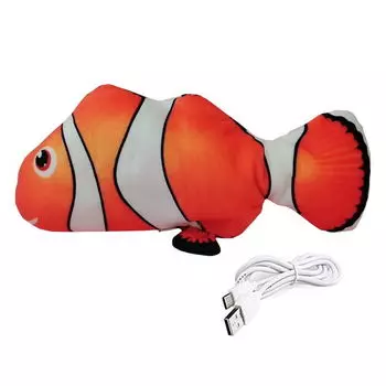 HOMECAT игрушка для кошек шевелящаяся рыба (30 см.)