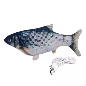 HOMECAT игрушка для кошек шевелящаяся рыба на USB зарядке (25 см.)