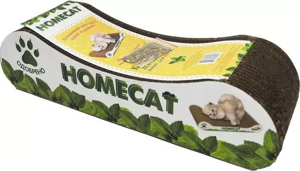 HOMECAT когтеточка мятная волна (41 х 12 х 10 см.)