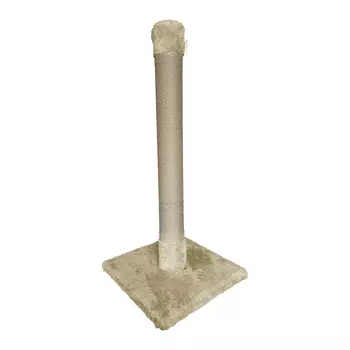 HOMECAT когтеточка столбик для кошек Люкс (45 х 45 х 120 см., Бежевый)