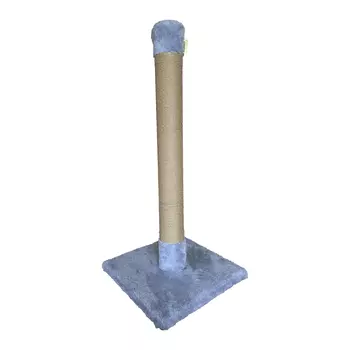 HOMECAT когтеточка столбик для кошек Люкс (45 х 45 х 120 см., Серый)