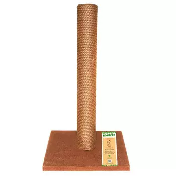 HOMECAT когтеточка столбик для кошек Макси (41 х 41 х 63 см., Коричневый)