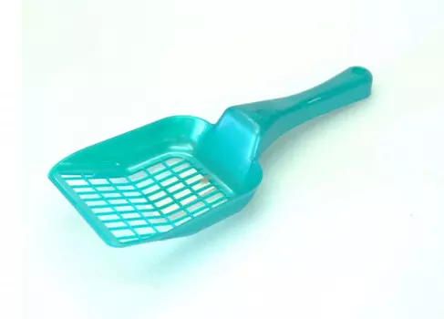 HOMECAT совок для туалета (Бирюзовый перламутр)