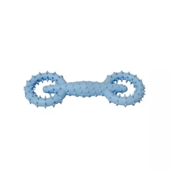 HOMEPET Dental игрушка для собак гантель (16 х 5,8 см., Голубая)