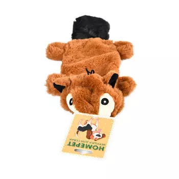 HOMEPET игрушка для собак бобер с пищалкой и шуршащим эффектом (43 х 17 см.)