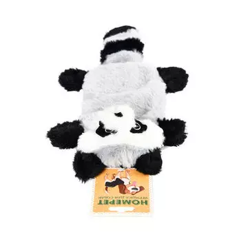 HOMEPET игрушка для собак енот с пищалкой и шуршащим эффектом (39 х 17 см.)