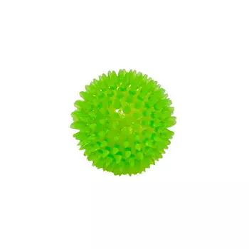 HOMEPET игрушка для собак мячик с шипами с пищалкой (6,5 см., Зеленый)