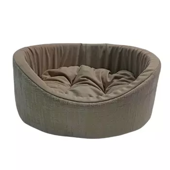 HOMEPET Indigo лежанка (43 х 38 х 15 см., Коричнево-золотистая)