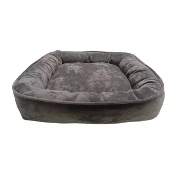 HOMEPET Plush лежанка квадрат (50 х 45 х 15 см., Графит)
