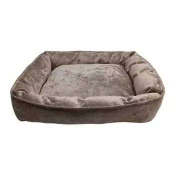 HOMEPET Plush лежанка квадрат (50 х 45 х 15 см., Латте)